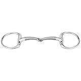 Sprenger SATINOX Olivenkopftrense 14 mm einfach gebrochen - Edelstahl rostfrei, 125 mm Weite