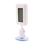 Hsthe Sea Reptilien Thermometer Hygrometer, Digital Aquarium, 360° Rotation Terrarium Luftfeuchtigkeit Messer mit Saugnapf für Schildkröte Schlange Eidechse Spinne Pflanzenbox