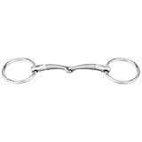 Sprenger SATINOX Unterlegtrense 12 mm einfach gebrochen - Edelstahl rostfrei, 135 mm Weite