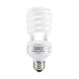 Exo Terra Reptile UVB 100, Tropische Terrarienlampe, Kompakte UVB Lampe für tropische und subtropische Reptilien, 25W, Fassung E27, Weiß
