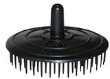 Exclusiv Kardätsche Massageboy - Haarbürste schwarz 8 cm Ø - 2 Stück