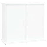 vidaXL Aquariumständer, Aquarium Unterschrank mit viel Stauraum, Aquarium Tisch mit stabiler Oberplatte, Aquariumschrank Aquarium Halter, Weiß Holzwerkstoff
