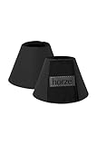 HORZE Pferde Hufglocken ProBell, Springglocken mit Klettverschluss, 2er Set, Schwarz, L