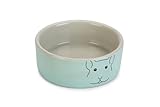Beeztees Meerschweinchen Napf Frinca - Nager - Keramik - grau/Mint - Durchm. 10x4,5 cm