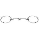 Sprenger SATINOX Wassertrense 14 mm einfach gebrochen - Edelstahl rostfrei, 145 mm Weite