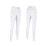 Pikeur Laure Mc Crown (FFL) Ganzbesatz Damen Reithose White Turnierreithose (42)