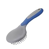 Mähnen Bürste Schweifbürste, 23cm Pferdeschweifbürste, Professionelle Mähnen Schweifbürste mit humanisiertem Griff, Haustier Massagebürste, rutschfeste Pferdehaarbürste, zum Pflegen Haar Random color