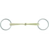 Stübben Gebiss 2296 Unterlegtrense einfach gebrochen - 14,0 cm - 12 mm - Sweet Copper