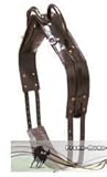 Voltigiergurt aus Leder, schwarz Pony
