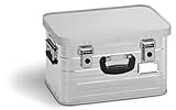 Enders® Alubox Toronto, 29 Liter,Aluminium Box 1 mm Wandstärke, spritzwasserdicht, stapelbar - Alukiste, Metallkiste, Metallbox mit Deckel - verwendbar als Transportbox, Werkzeugkiste, Lagerbox #3888