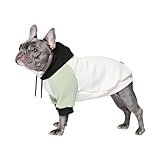 Spark Paws Hunde-Kapuzenpullover – Premium-Qualität, butterweich, hervorragender Komfort und Passform, beruhigende Fleece-Innenseite, geeignet für alle Rassen - Olive Cream - L
