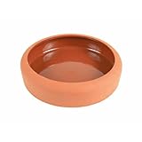 Trixie 60673 Keramiknapf mit abgerundetem Rand, 600 ml/ø 19 cm, terracotta