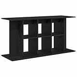 vidaXL Aquariumständer Schwarz Eichen-Optik 120x40x60 cm Holzwerkstoff, Aquarienschrank, Aquarienunterschrank, Aquarienständer, Aquariumunterschrank