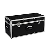 Kreher® Transportkoffer 100L - Robuster Werkzeugkoffer mit Aluminiumrahmen & ABS-Korpus, abschließbar, Metallverschlüsse, Neopren-Innenraum - Große Aufbewahrungsbox für Werkzeug, Kamera & Elektronik