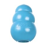 KONG Puppy - Befüllbares Beißspielzeug für Hunde - Naturkautschuk - Für Mittelgroße Welpen - Rosa