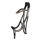 Harrys Horse Trensenzaum Rosegold Anatomic Cob/VB schwarz