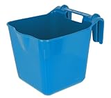 Kerbl Futternapf HangOn, Futtereimer, königsblau, 28x37x32cm, 13l, Kunststoff, hängend, tragbar, robust, stoßfest