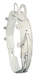 PFIFF 004177 Voltigiergurt 'Extra', stabile Handgriffe, anpassbarer Bauchgurt, weiß, Full