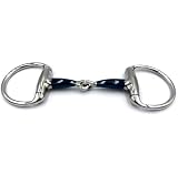 Equine Smile ES0280 Gebiss Sweet Iron Olivenkopfgebiss Olivenkopftrense Einfach Gebrochen aus Edelstahl Ringdurchmesser 70 mm Gebissstärke 14 mm (13.5 cm)