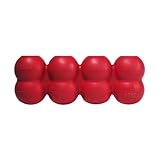 KONG Goodie Ribbon - Befüllbares Hundespielzeug aus Naturkautschuk - Kauspielzeug in Knochenform - Für Kleine Hunde