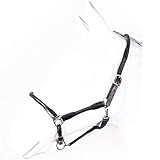 HKM by Reiterladen24 - Halfter Leder rundgenäht BASICLINE schwarz Pony