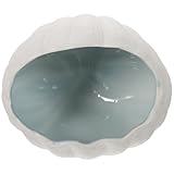 balacoo Keramik Hamster Hideout Shell Form Chinchilla House Sandbad für Kleintiere (blau)