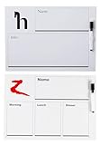 NETPROSHOP Stalltafel Whiteboard Futtertafel Zeitplan Infotafel mit Stift und Halterung, Groesse:Typ A