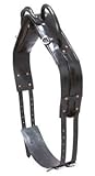Voltigiergurt aus Leder, schwarz Pony