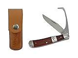 APPALERO Hochwertiges Reitermesser mit Hufkratzer und die passende Gürteltasche