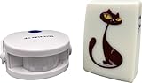 Cat Doorbell Katzenklingel Katzen Haustier Türklingel Türglocke Katzentürklingel mit Bewegungssensor