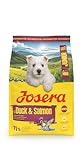 JOSERA Mini Ente & Lachs (1 x 3 kg) | Junior | Premium Trockenfutter für wachsende Hunde bis 10 kg ab der 6. Woche | Welpenfutter zur optimalen Entwicklung | kleine Kroketten | glutenfrei |1er Pack