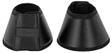 Kerbl Hufglocken Protecto (Farbe schwarz, Größe XFull, Innenfutter aus Kautschuk, stabiler Klettverschluss, Pferdezubehör) 3211613