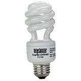 Exo Terra Reptile UVB 100, Tropische Terrarienlampe, Kompakte UVB Lampe für tropische und subtropische Reptilien, 25W, Fassung E27, Weiß