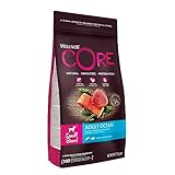Wellness CORE Ocean 1.5 kg, Lachs & Thunfisch – Hundefutter Trocken für Hunde Kleiner Rassen, getreidefrei, natürlich, hypoallergen, proteinreich, unterstützt gesunde Haut und glänzendes Fell