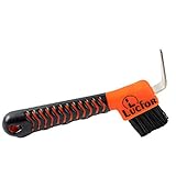 LUCFOR Hufkratzer mit Bürste für Pferde 2in1 Hufpflege Zubehör
