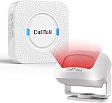 CallToU Bewegungsmelder Innen Alarm mit Klingel - Durchgangsmelder Ladentür mit 360° Drehbarem Sensor,Ideal für Laden, Katzenklingel, Senioren und Haushalt