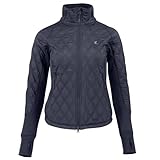 HORZE Zoe Reitjacke Mit Fleece Fütterung, Winddicht, Dunkelnavy, Blau, 34