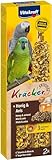 Vitakraft Kräcker, mit Honig und Anis, Knabberstangen für Papageien, ohne Zuckerzusatz (1x 2 Stück)