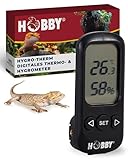 HOBBY Terraristik Terra Check I digitales Hygrometer & Thermometer mit Alarmfunktion I zur exakten Kontrolle der Luftfeuchtigkeit und Temperatur in Terrarien I für ideales Terrarienklima