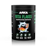 Zierfisch Flockenfutter 1000 ml – kaltgepresstes Alleinfutter für Süßwasseraquarien – unterstützt Vitalität, Wachstum & Farbenpracht – ohne Spirulina – ARKA Vita Flakes