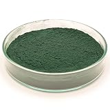Spirulina Pulver 55g – Natürliches Protein Staubfutter für Aquarien- & Terrarientiere | Feines Aufzuchtfutter für Garnelen, Krebse, Welse, Fische UVM. | inkl. Dosierlöffel