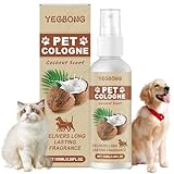 Pflegespray Kokos,Fellspray für Hunde,Kokos Fellpflege Hund,Entfilzungsspray für Hunde und Katze,Fellpflege Hund,Hundeparfüm für einfache Kämmbarkeit,Leichtes Kämmen,gegen Geruch，100ml
