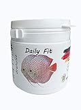 Granulat 100g Daily Fit von Krause Diskus | Premium Futter für Diskusfische | Alleinfutter deckt den täglichen Bedarf von Discus, Skalaren und alle Arten von Zierfischen | Diskusgranulat | Hauptfutter