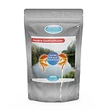 AQUARIS Goldfischfutter - Premium Teichfischfutter für Goldfische, Shubunkin und andere Teichfische mit intensiver Farbgebung 500 g / 3 mm