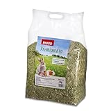 PANTO Heu 6X 1 kg – rohfaserreiches Kaninchenfutter aus Marschwiesen, Grundfutter mit Gräsern und KRÄutern für alle Nagetierarten, ideal für die Verdauung & Zahnabrieb