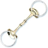Stübben Gebiss 2262 Golden Wings Trense doppelt gebrochen - 9,5 cm - 14 mm - Sweet Copper