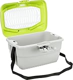 TRIXIE Transportbox Mini-Capri - hellgrau/grün 40 × 22 × 30 cm
