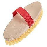 SIDCO Pferdebürste - Tierbürste für kurze Haare - Natur - Unisex - Europa