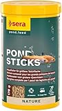 sera Pond Sticks Fischfutter 1 L (170g) | Fischfutter Teich für große Teichfische | Hochwertiges Goldfischfutter & Koi Futter | Schwimmend, Lange formstabil und leicht verdaulich | Teichfutter