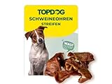Top Dog Schweineohren in Streifen | Kausnack für Hunde (1 KG)